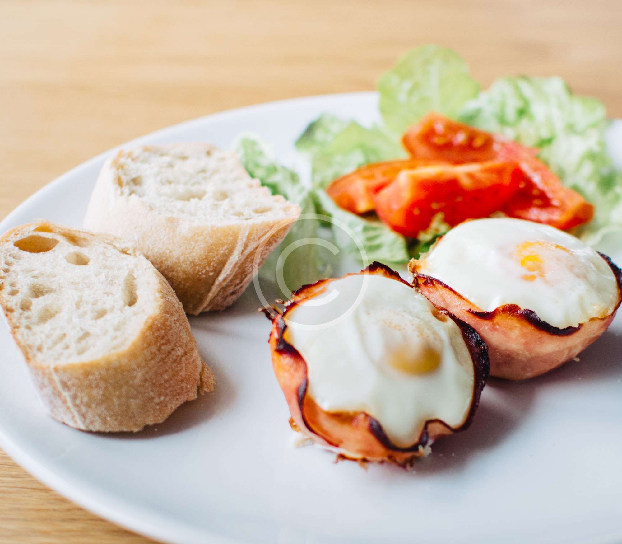 Fried Bacon & Eggs